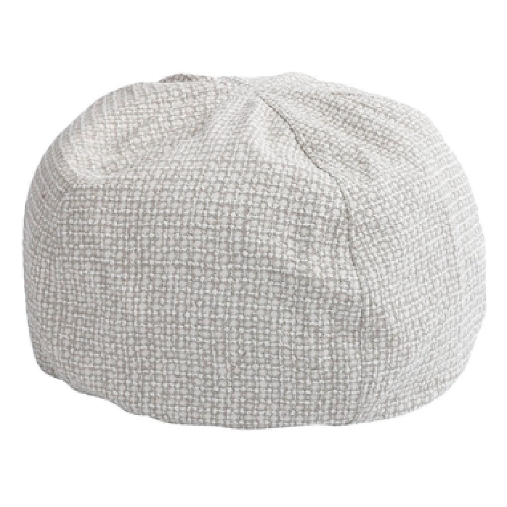 Pouf Bulle Jacquard Bistrot In & Outdoor - off white (40 x 60 cm)