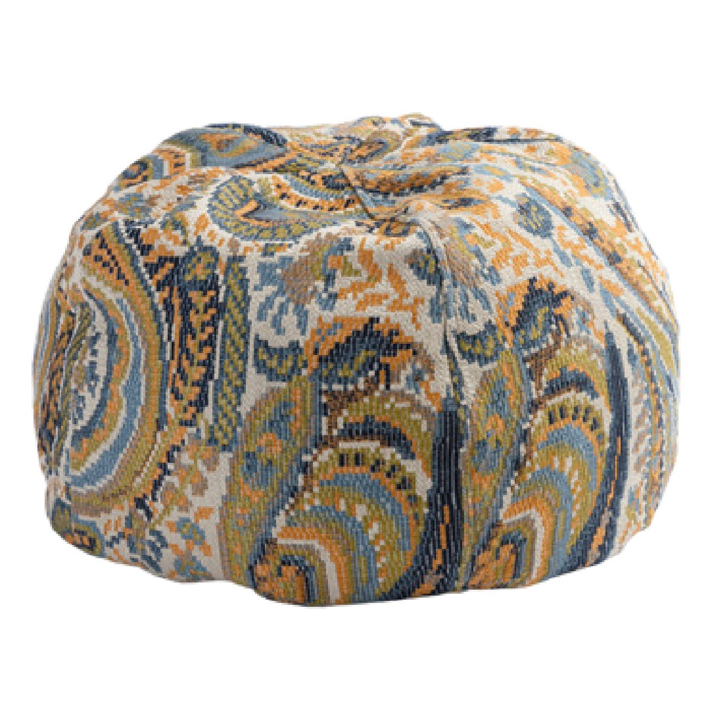 Pouf Bulle Jacquard Paisley In & Outdoor - cancun