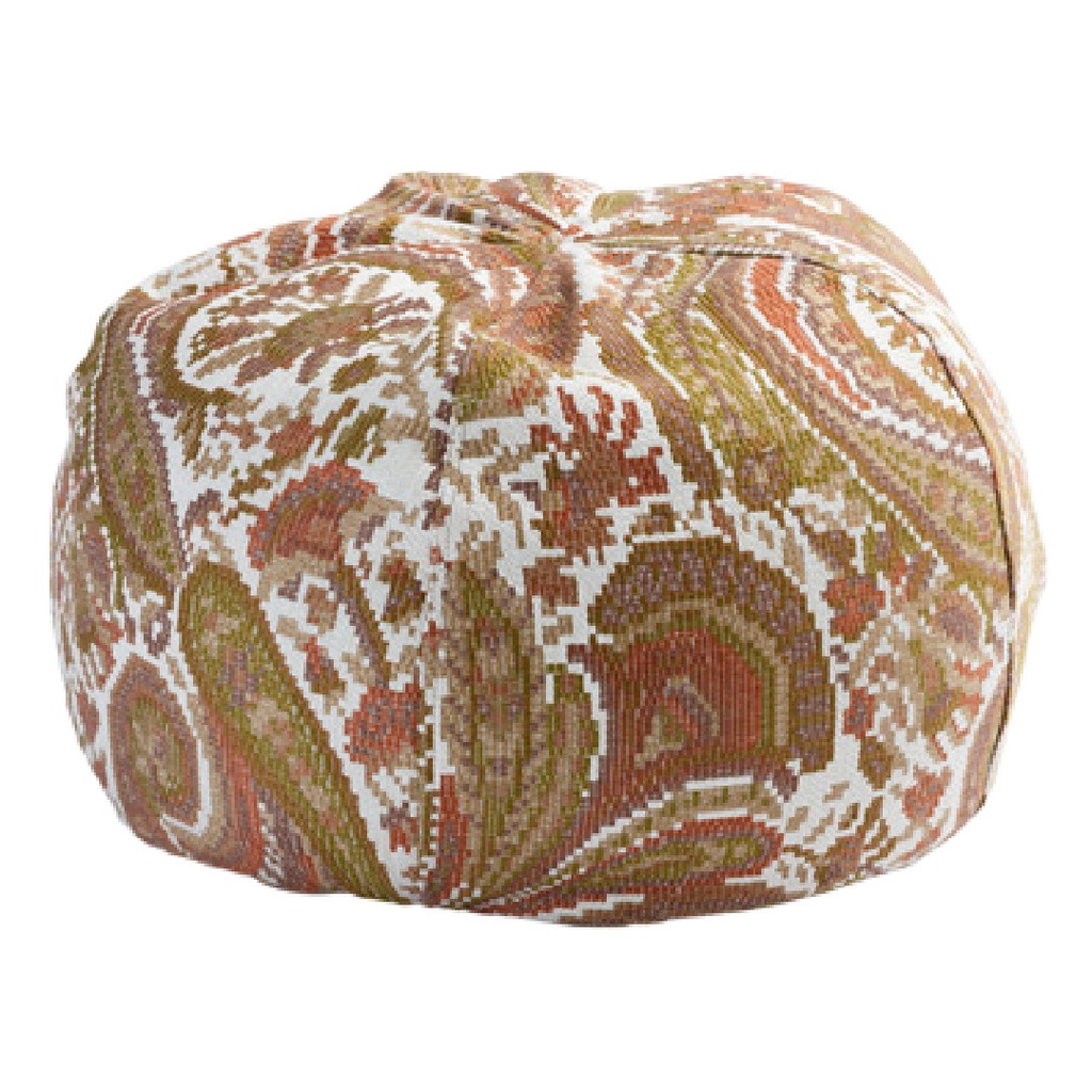 Pouf Bulle Jacquard Paisley In & Outdoor - jaipur