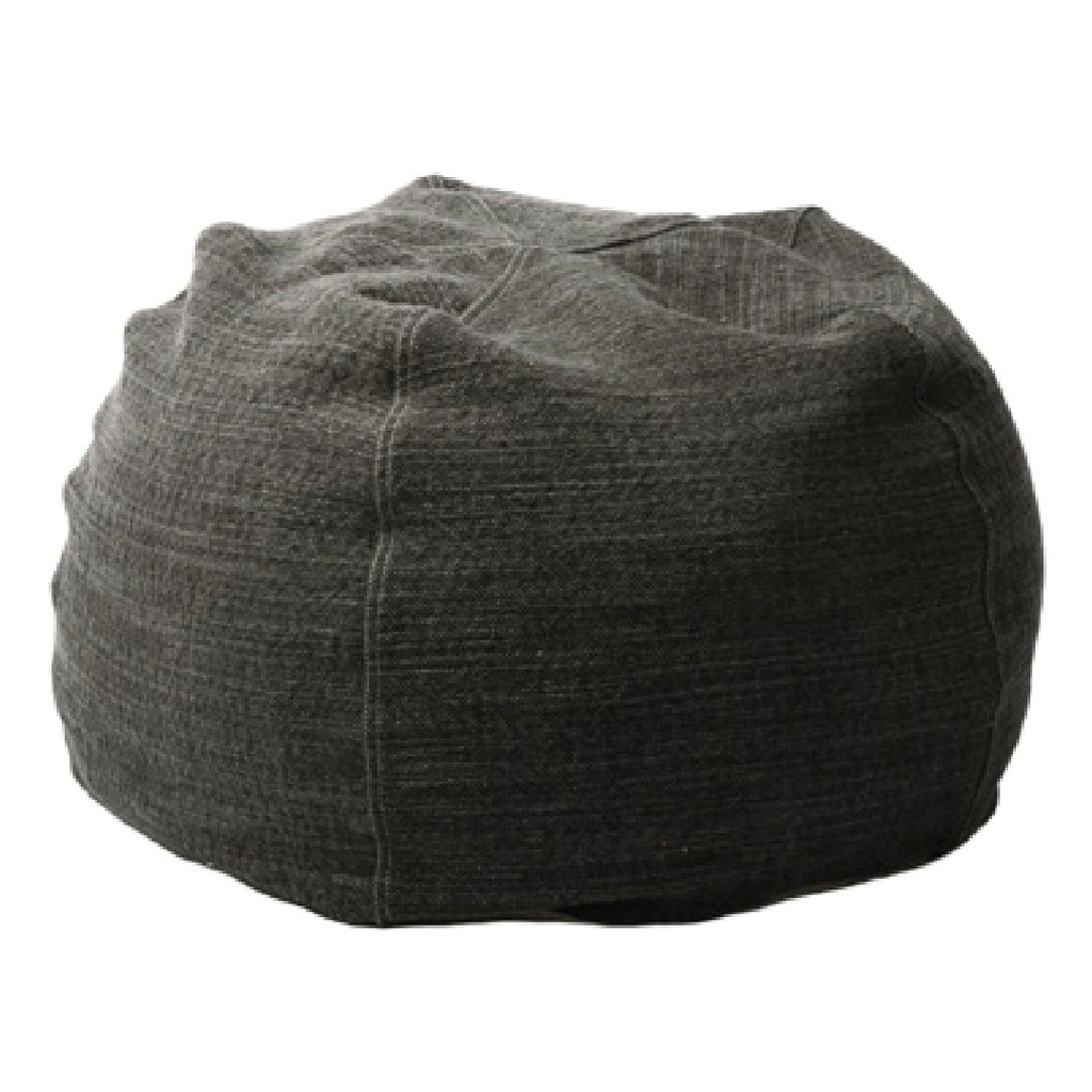 Pouf Bulle Toile Nomade - charbon (40 x 60 cm)