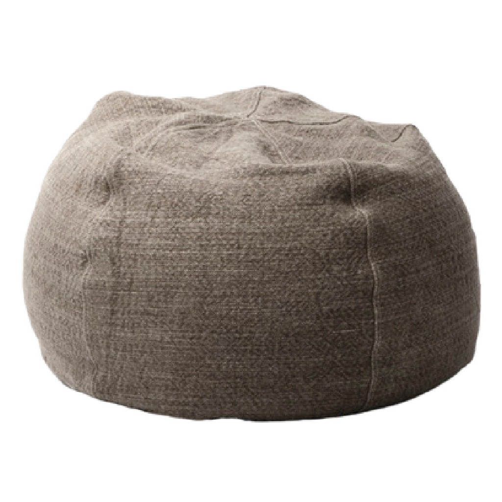 Pouf Bulle Toile Nomade - écorce (40 x 60 cm)
