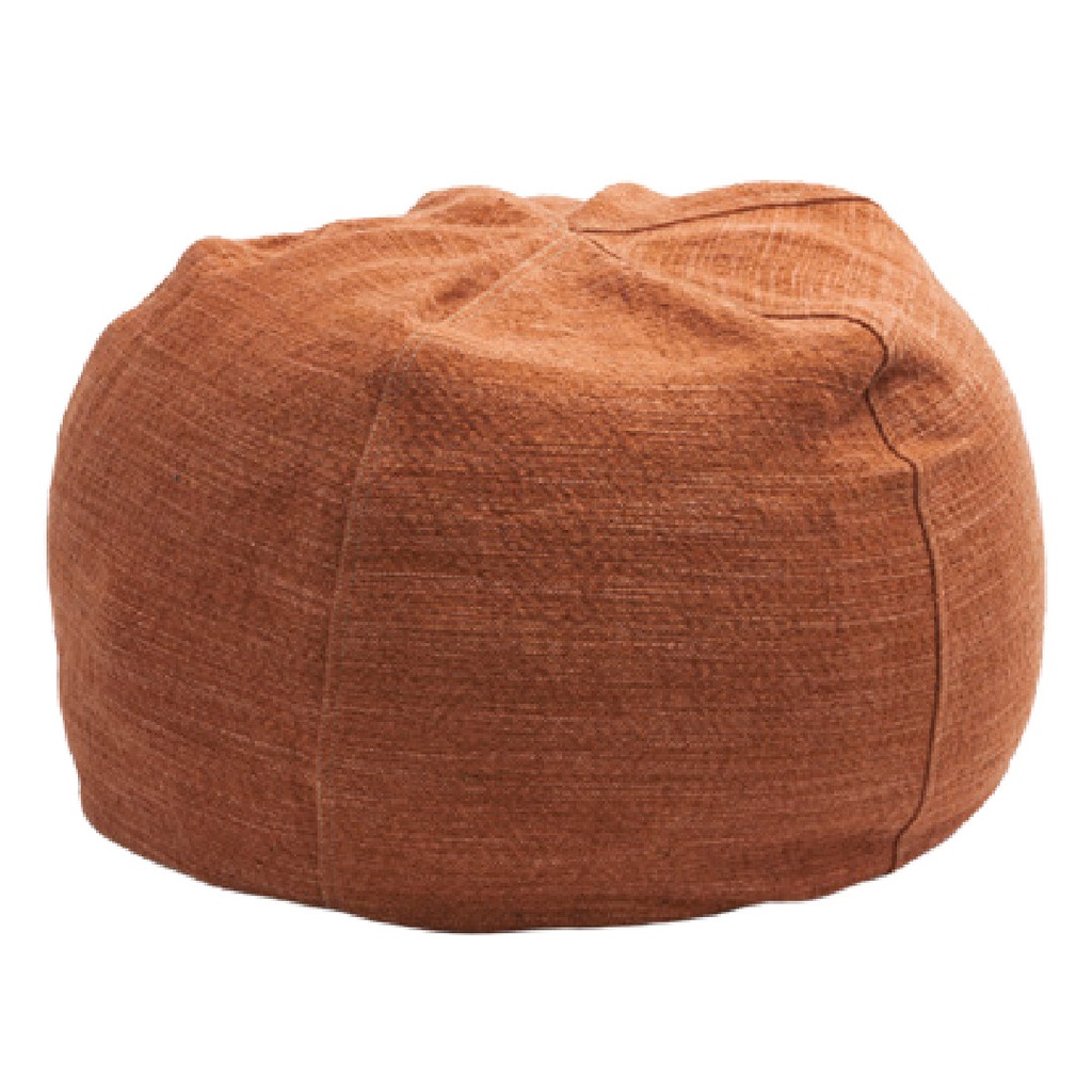 Pouf Bulle Toile Nomade - henné (40 x 60 cm)