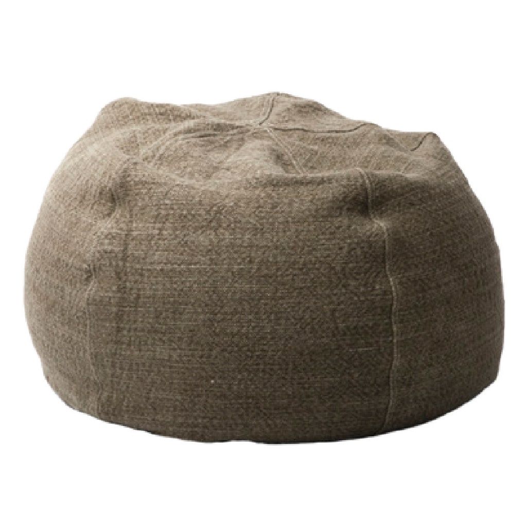 Pouf Bulle Toile Nomade - kaki (40 x 60 cm)