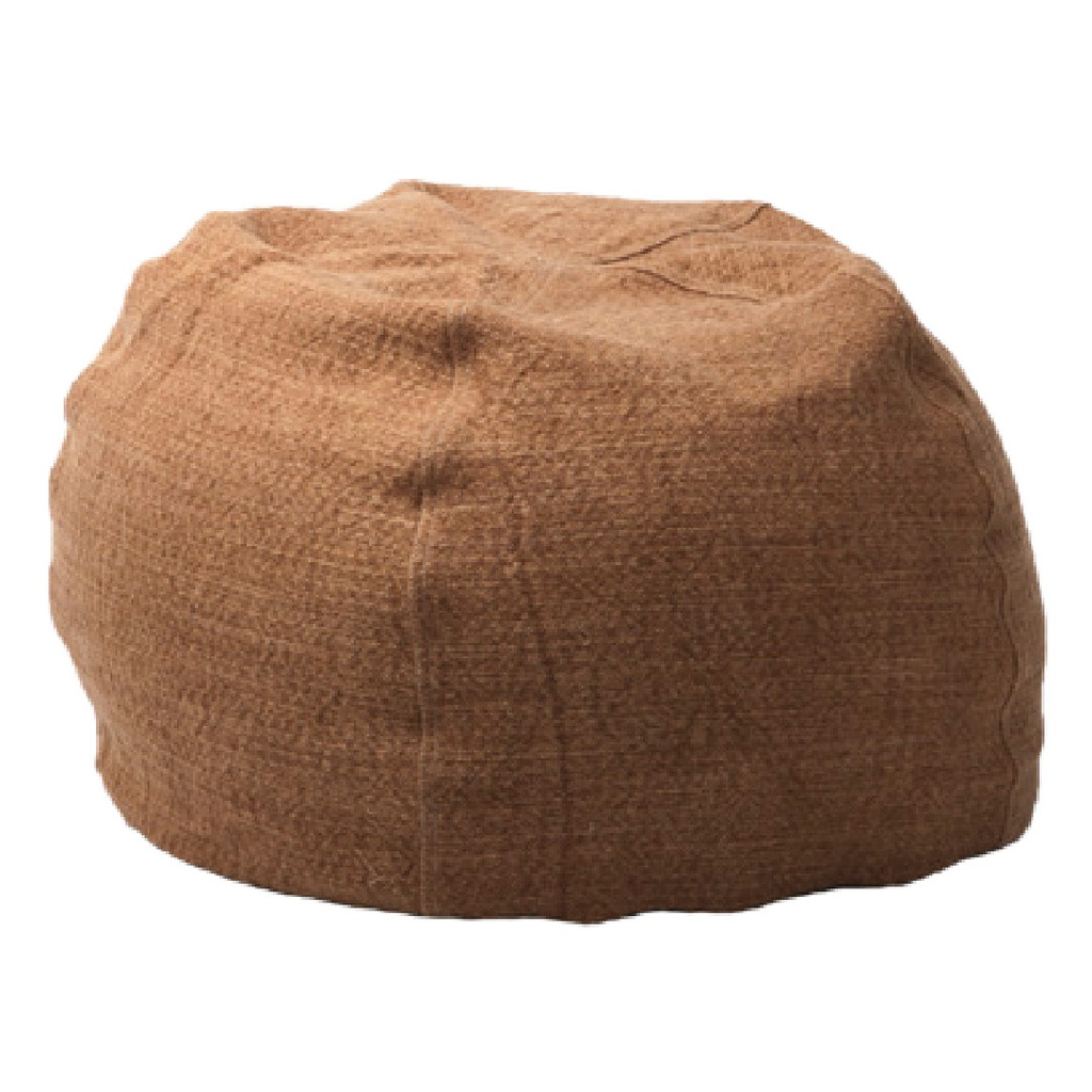 Pouf Bulle Toile Nomade - terracotta (40 x 60 cm)