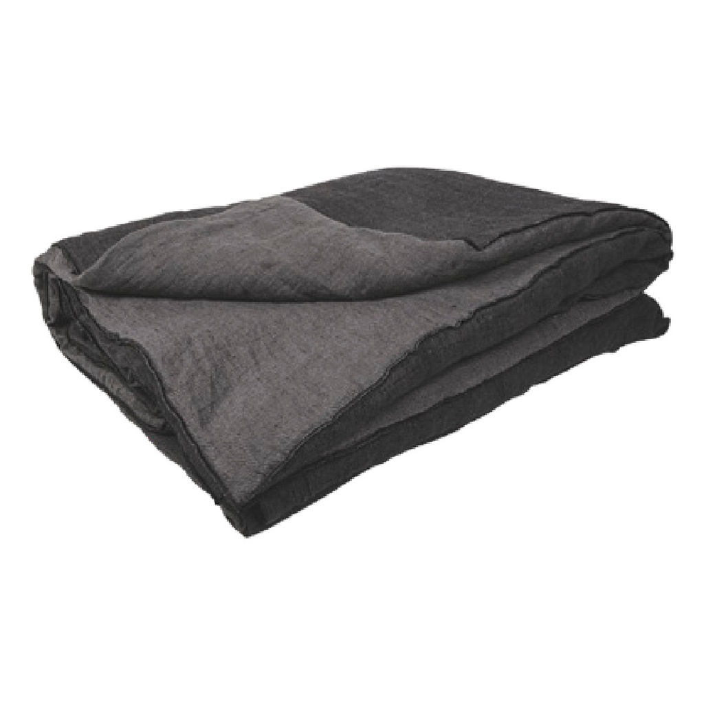 Couette Cocoon Vice Versa Lin Lavé Froissé - charbon / anthracite