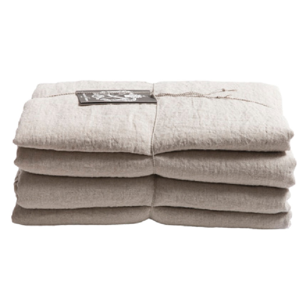 Housse de couette Basic Lin Lavé - naturel