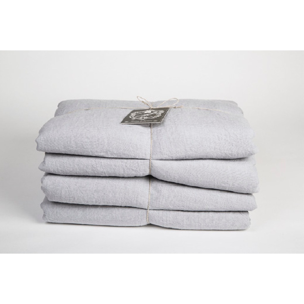 Drap Basic Lin Lavé - nuage