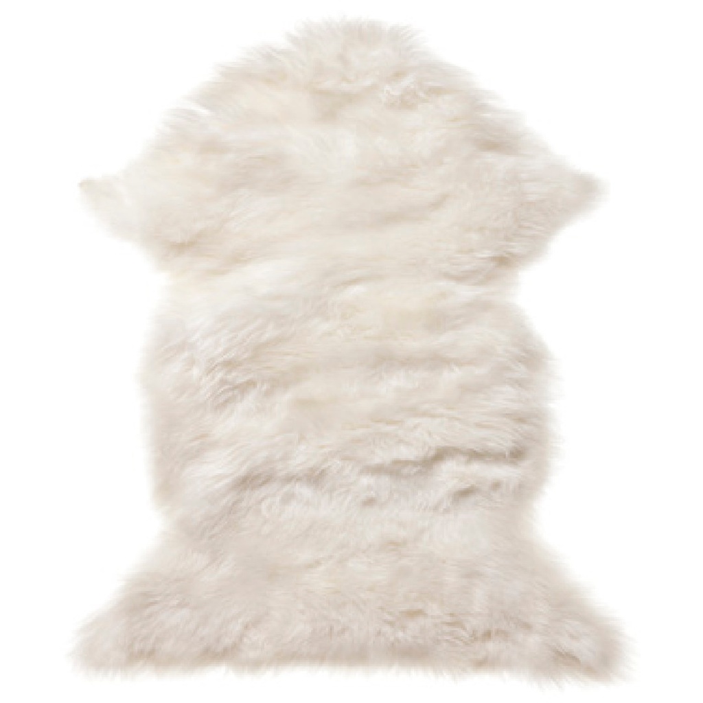 Peau de Mouton Anglais - blanc (1 peau)