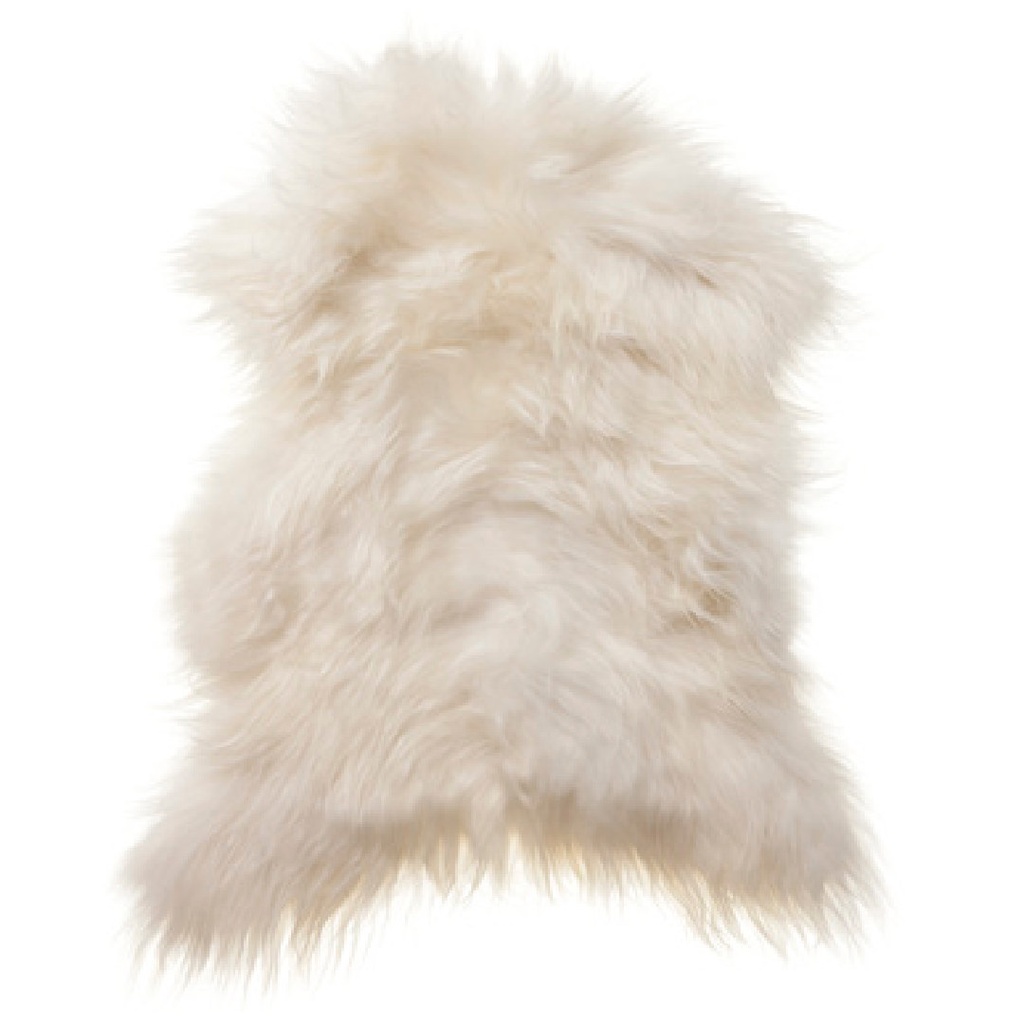 Peau de Mouton Islandais - blanc (1 peau)