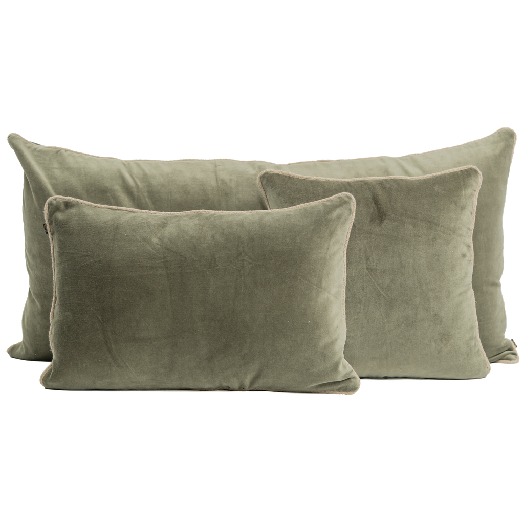 [100487_17_060H] Housse de coussin New Delhi Kaki (40 x 60)