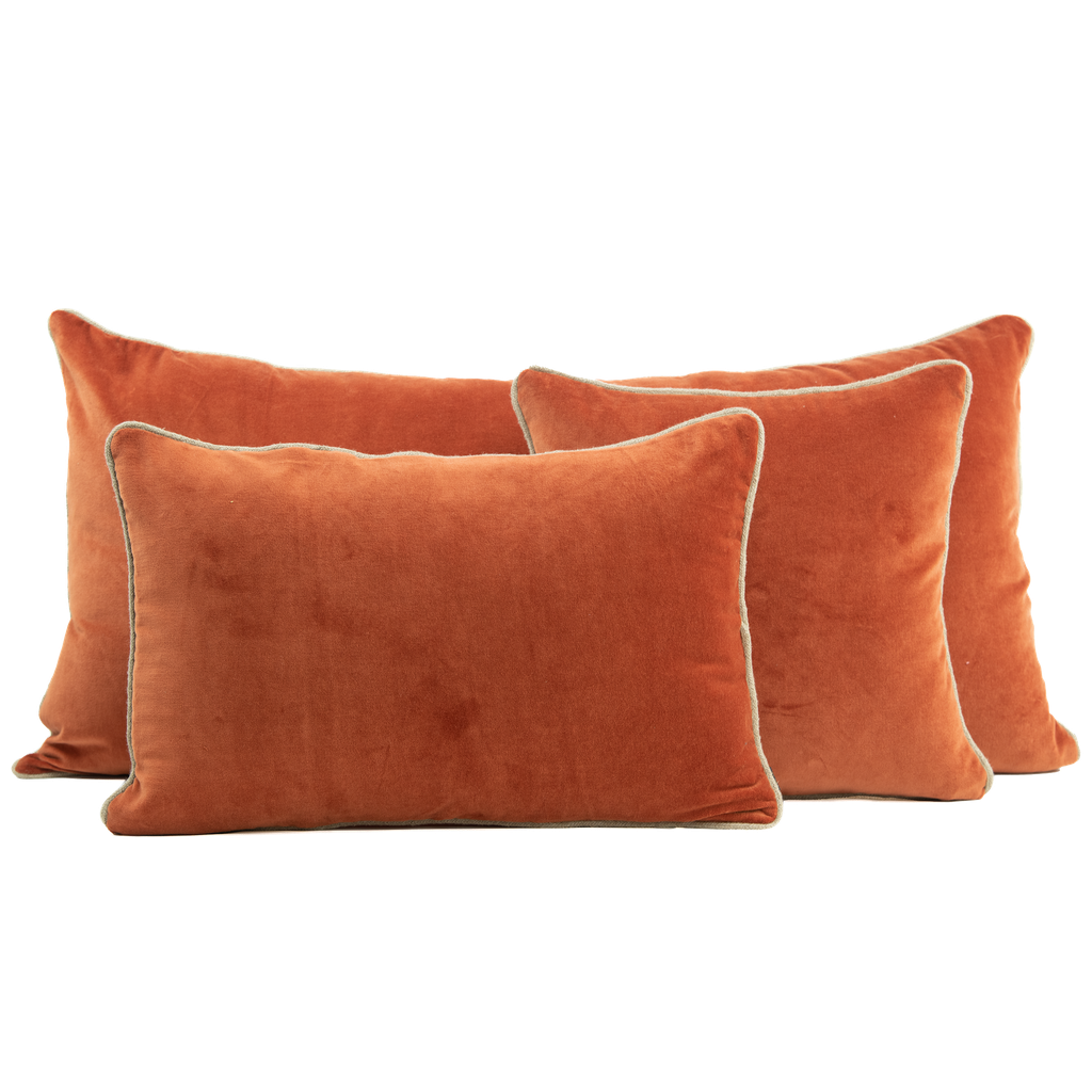 [100487_19_060H] Housse de coussin New Delhi Brick (40 x 60)