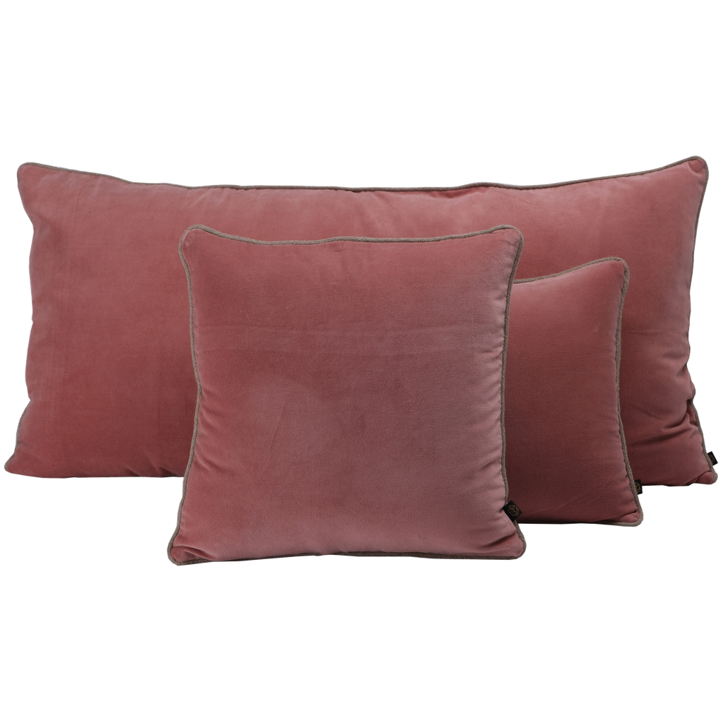 [100487_27_080H] Housse de coussin New Delhi Bois de Rose