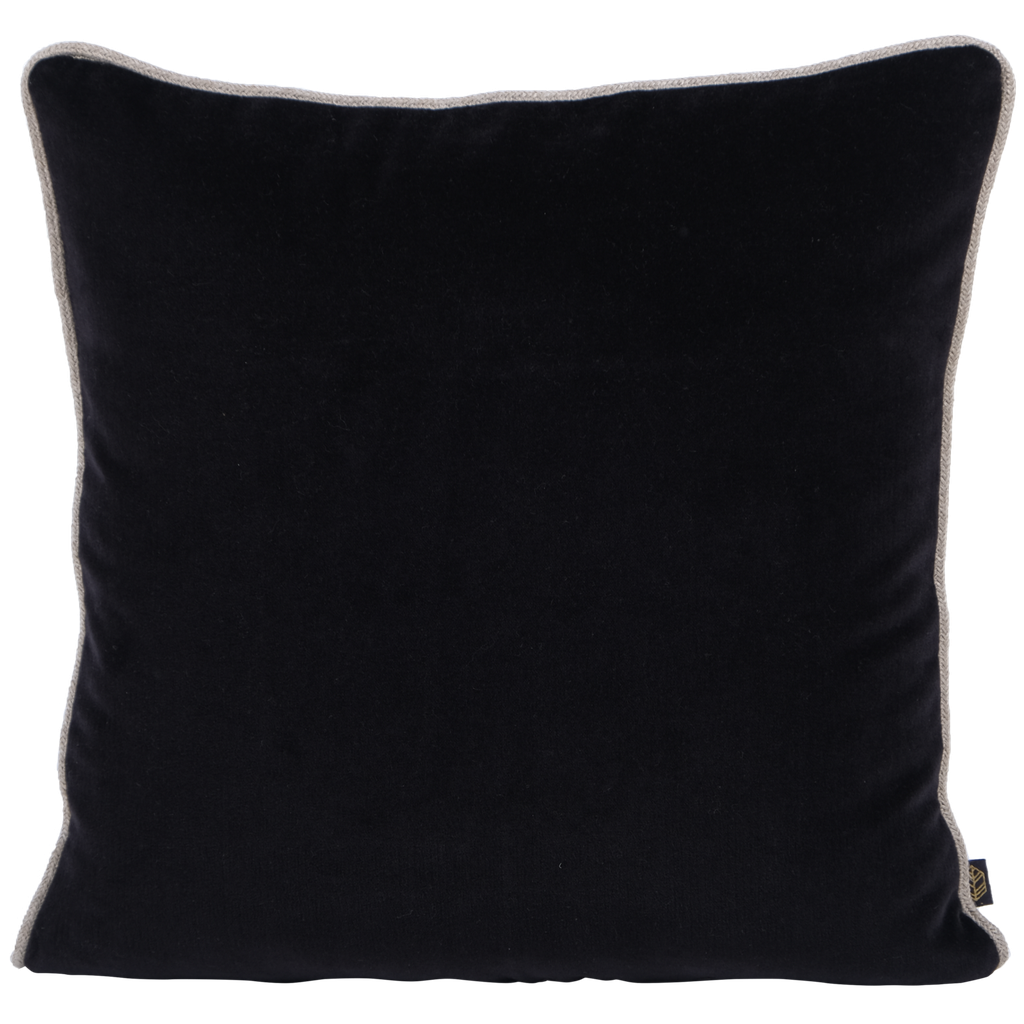 [100487_30_060H] Housse de coussin New Delhi Noir (40 x 60)