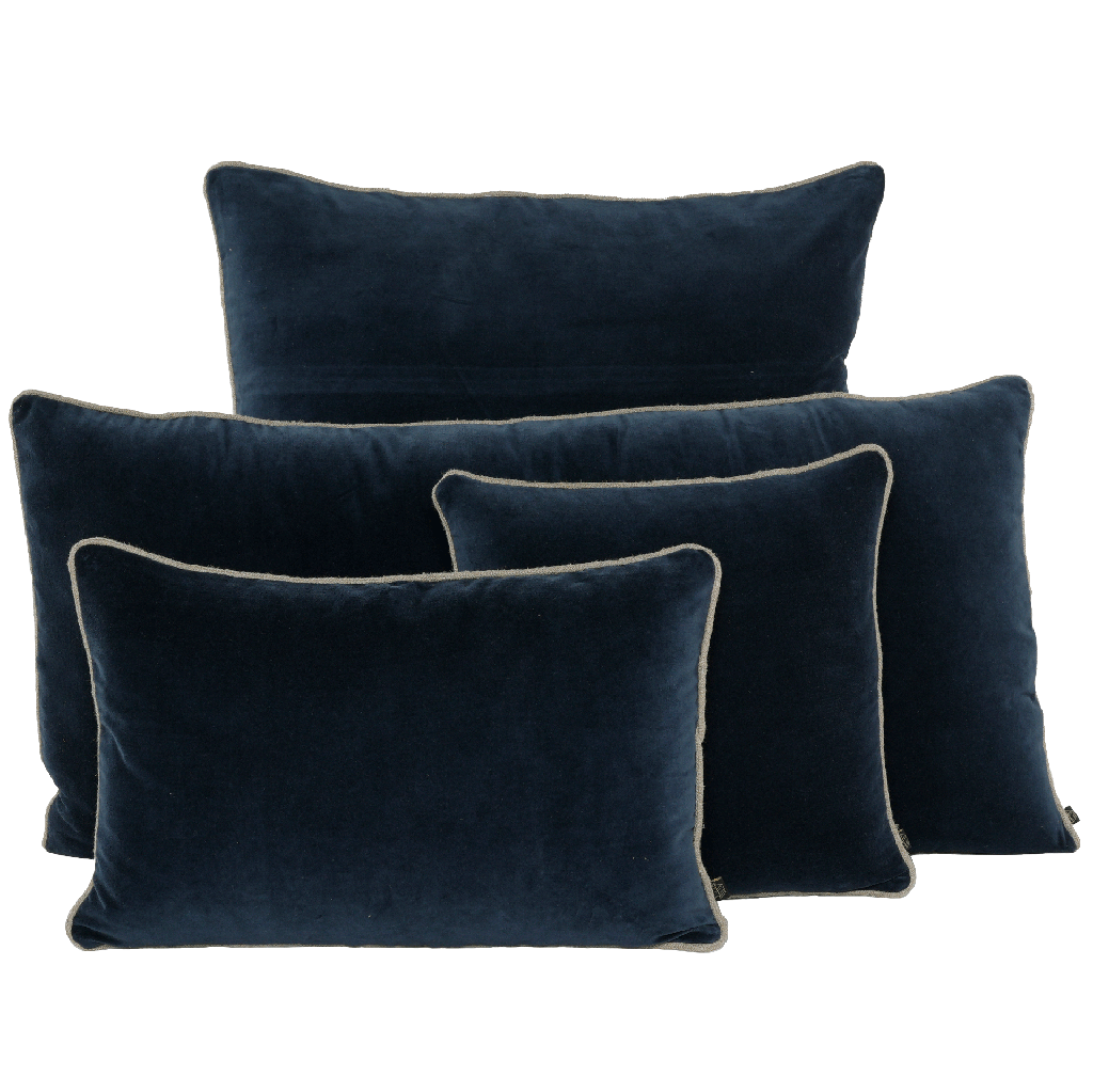 [100487_34_060H] Housse de coussin New Delhi Encre (40 x 60)