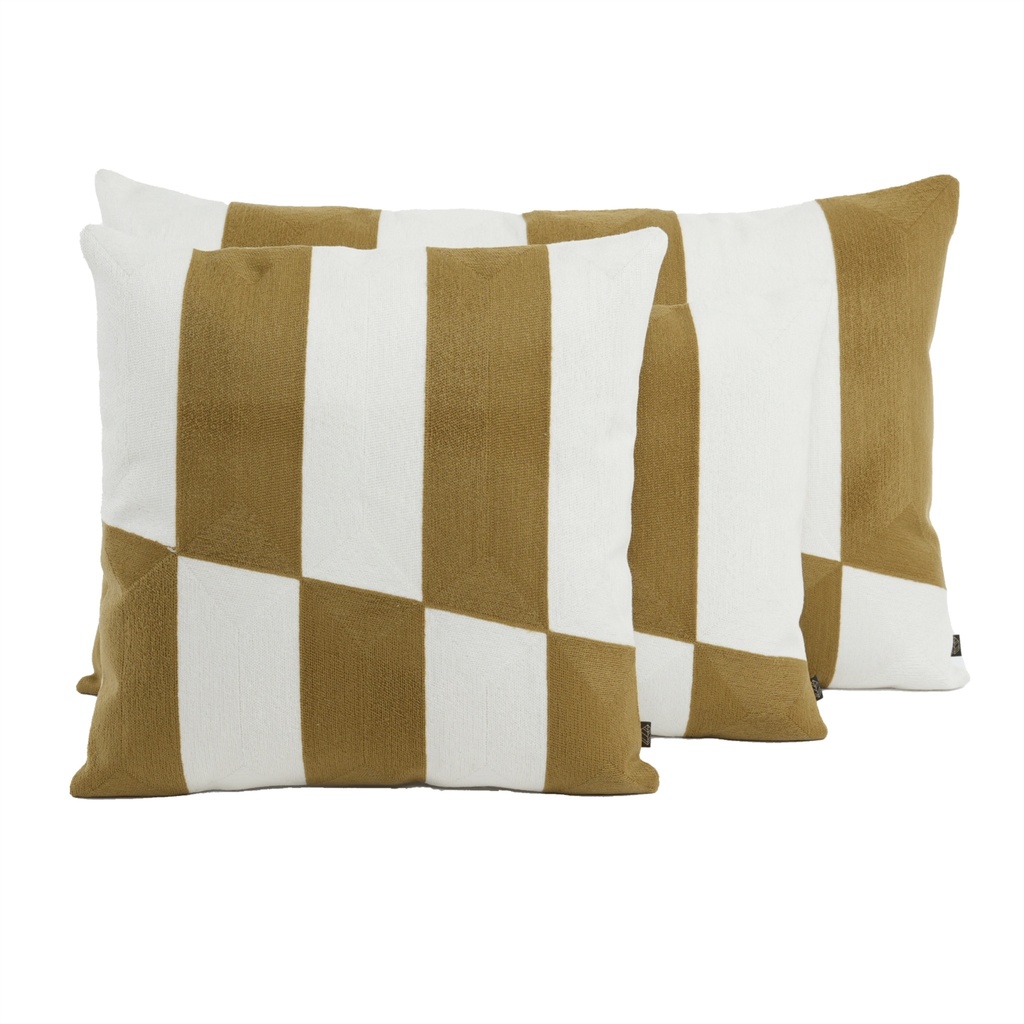 [100532_01_060H] Housse de coussin Sidney Gold (40 x 60)
