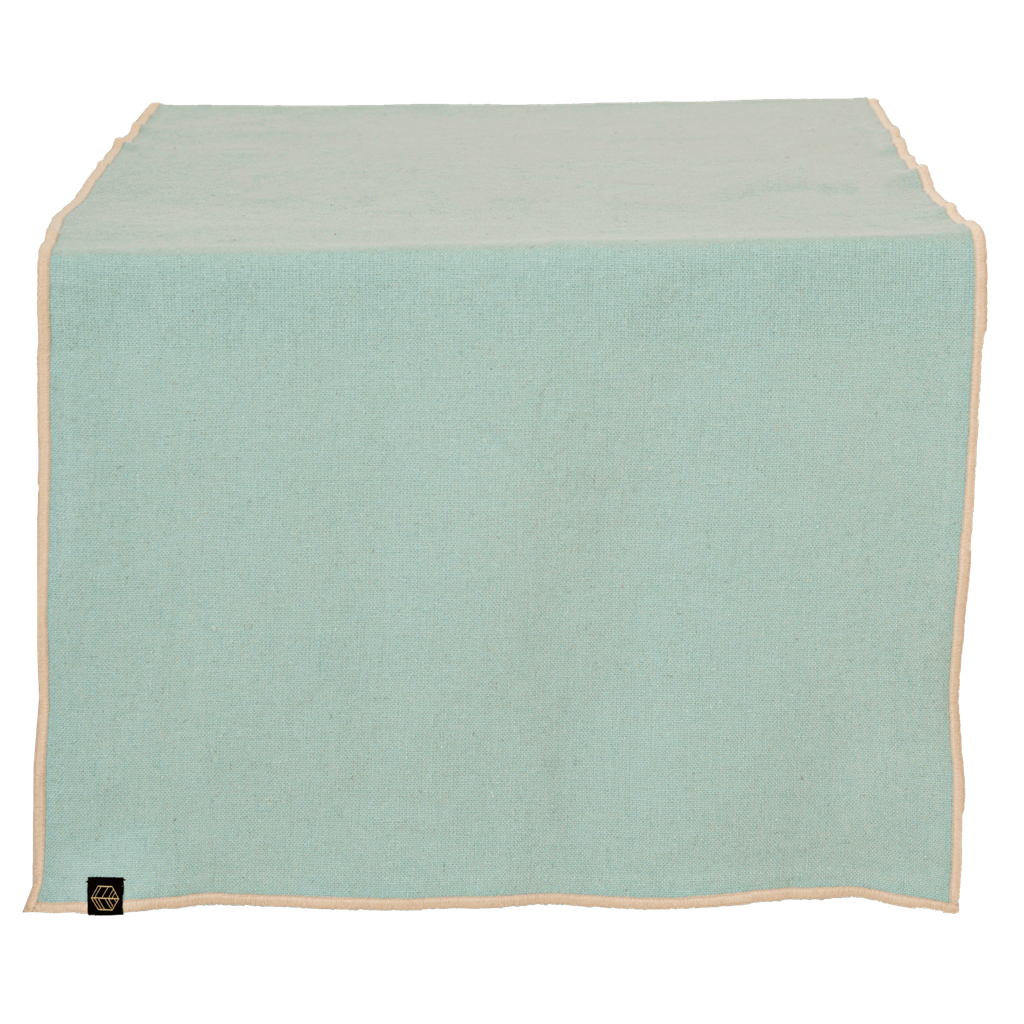 Chemin de table Corte Celadon — 48 x 160 cm