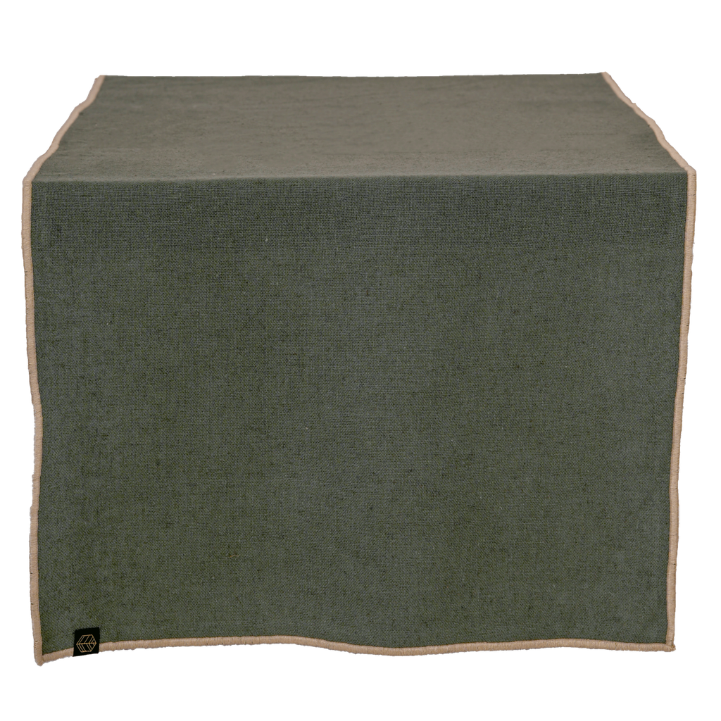 Chemin de table Corte Kaki — 48 x 160 cm