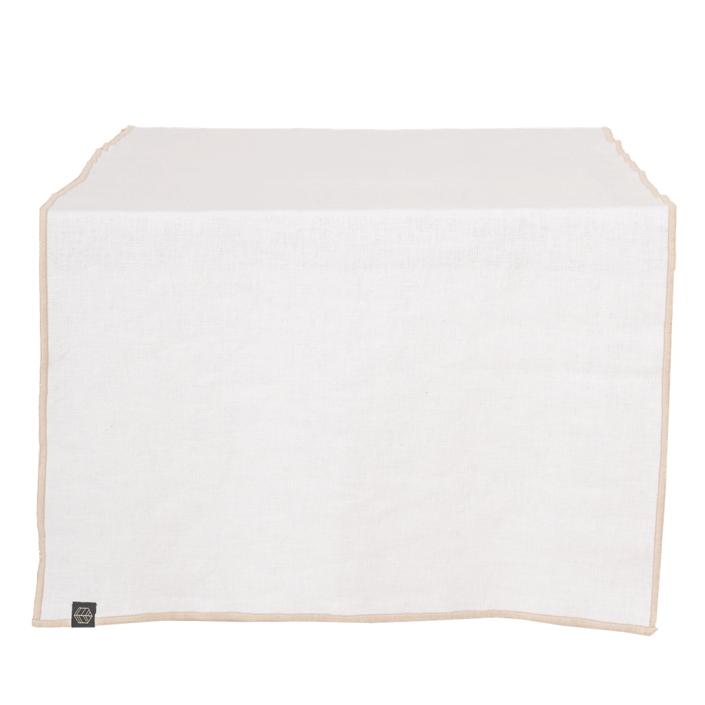 [100121_00_350] Nappe Corte Blanc — 160 x 350 cm