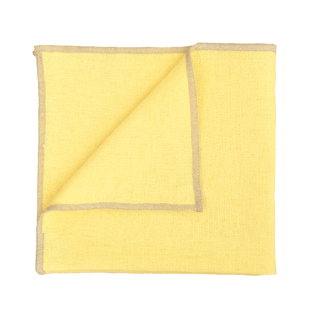 [100121_07_040] Serviette de table Corte Paille — 40 x 40 cm