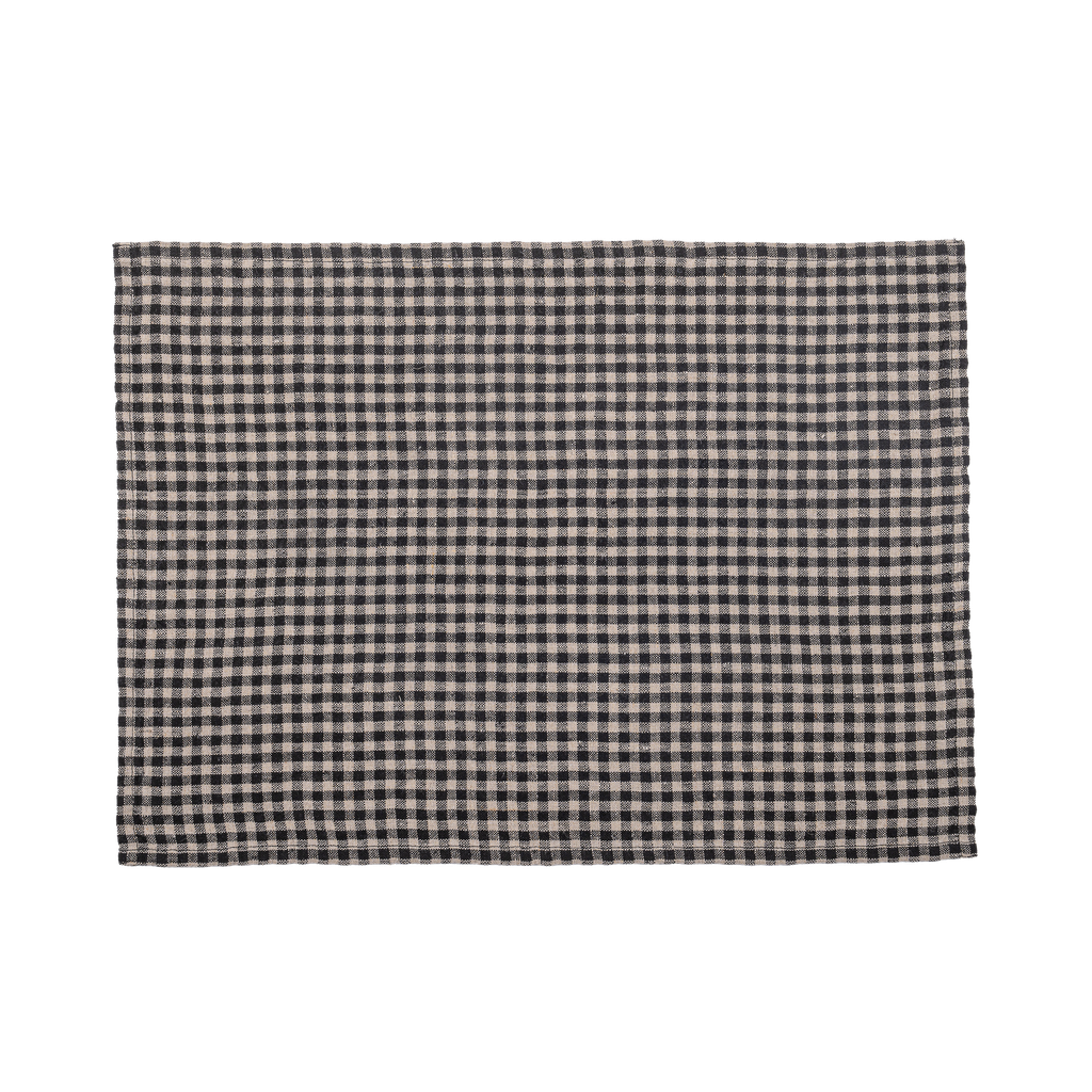 [100119_05_033] Serviette / set de table Piana Ii Charbon — 36 x 48 cm