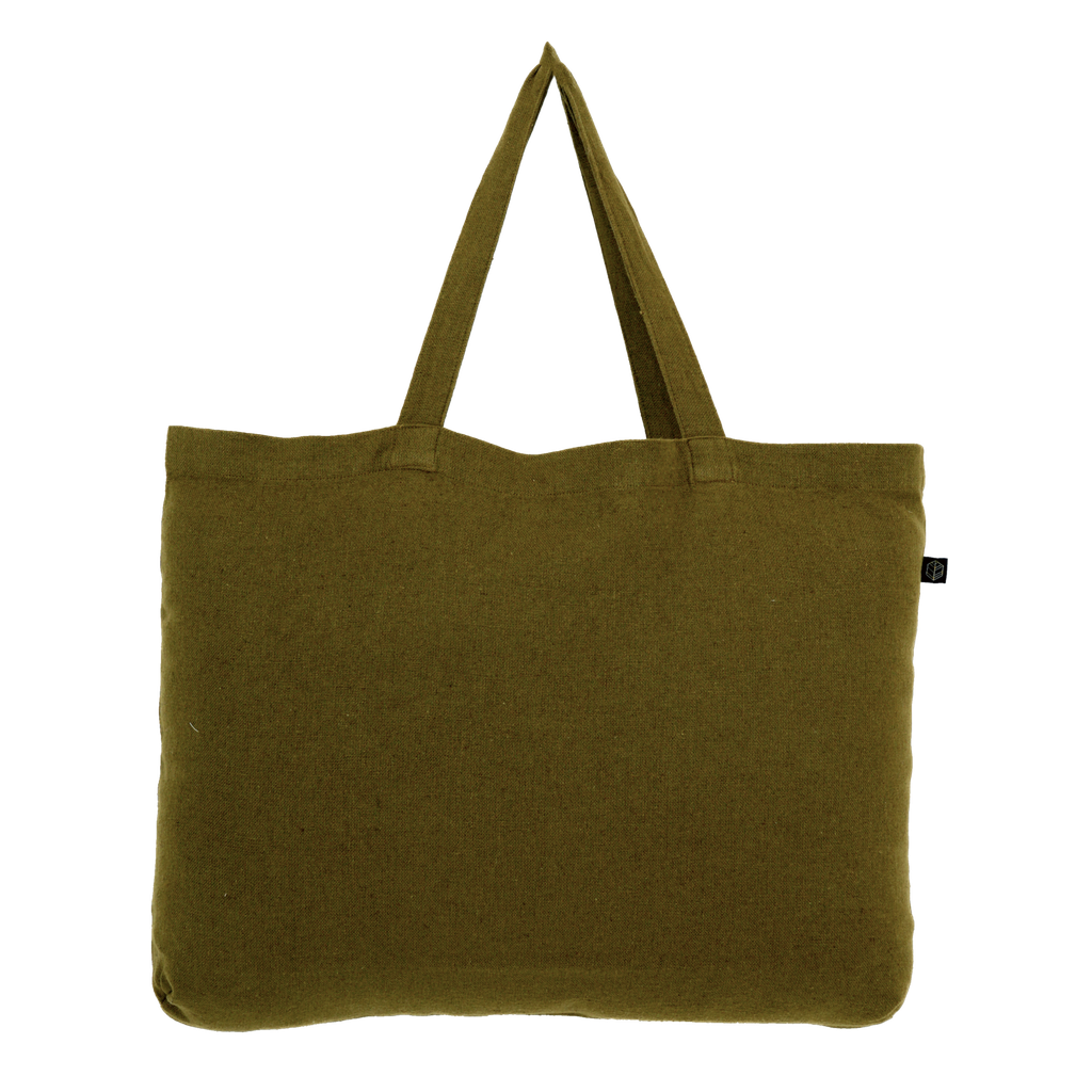 Cabas Lucciana Olive — 60 x 35 cm