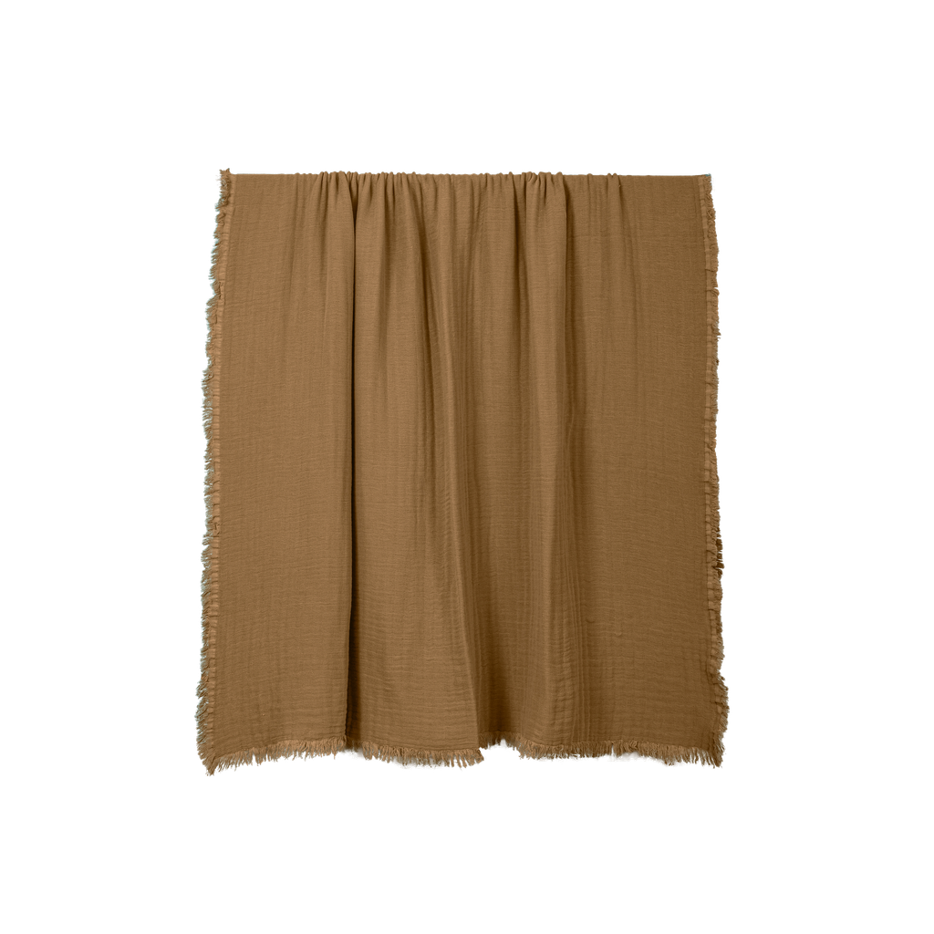 [12329_19_130] Plaid Vanly Tabac — 130 x 180 cm