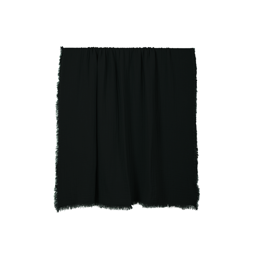 [12329_24_130] Plaid Vanly Noir — 130 x 180 cm