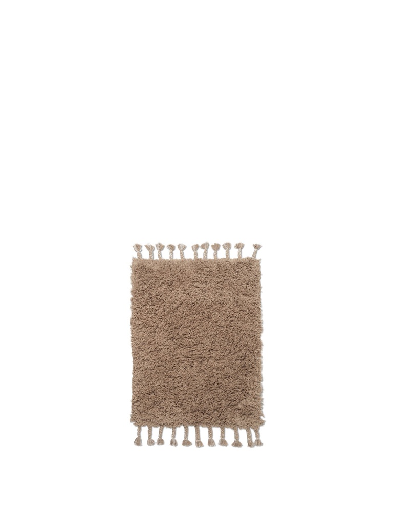Amass Long Pile Mat - white pepper