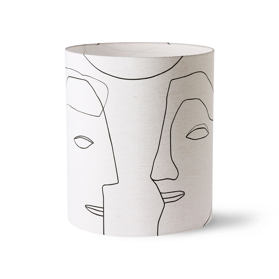 Abat-jour Printed Faces L