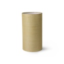 Abat-jour cylindre jute vert jade