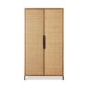 Armoire Pioneer, rotin