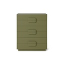 Cabinet à tiroirs Spacious, vert armée