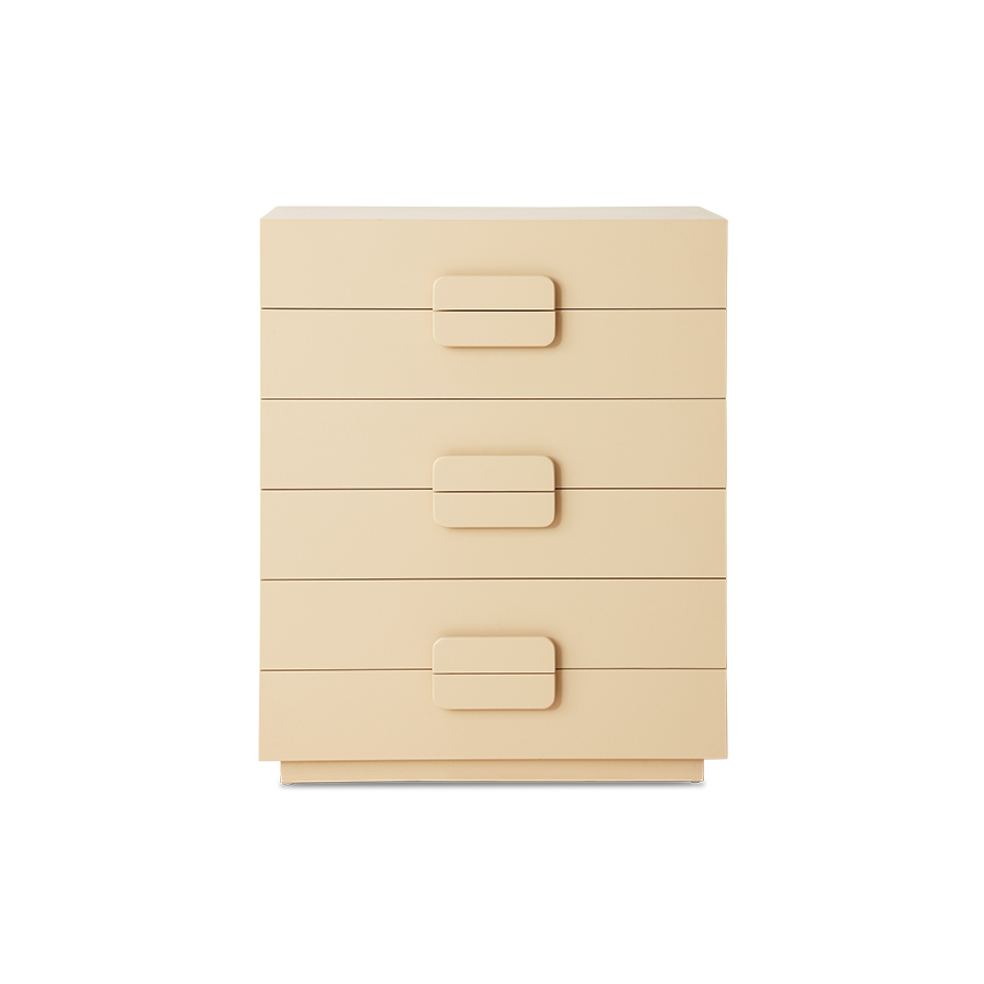 [FCW0002] Cabinet à tiroirs Spacious, crème