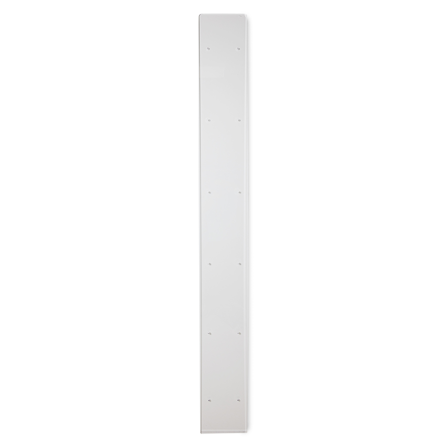 Cabinet acrylique : panneau vertical 160 cm, transparent
