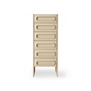 Cabinet à tiroirs Space, crème