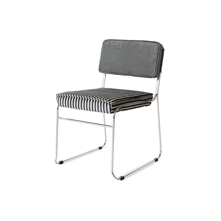 [FDC0005] Chaise Endless : rayures, monochrome