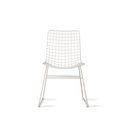 Chaise Wire métal, blanc