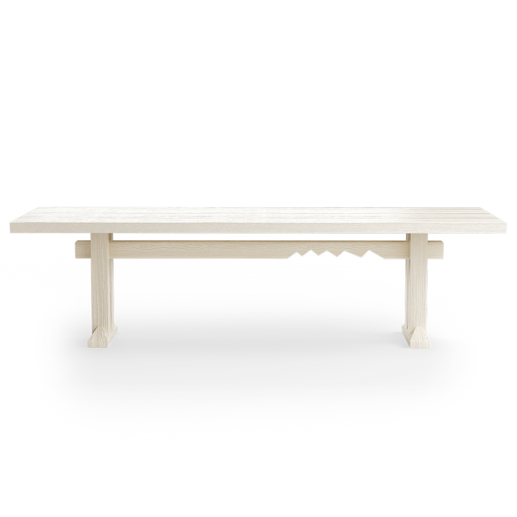 [FTD0002] Table Forma rectangulaire 280 cm, perle