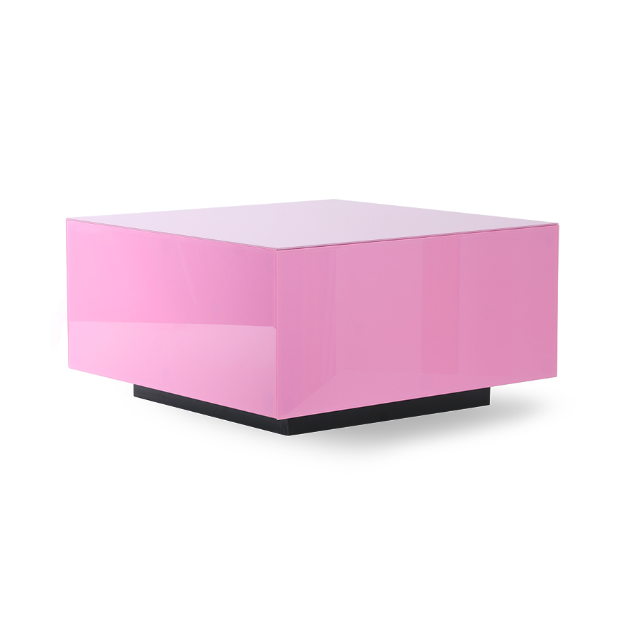 Table Mirror Block rose L