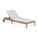 Chaise longue de Jardin ajustable Jack