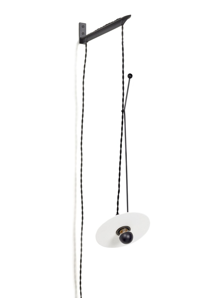 Applique Luna S2 – noir et blanc