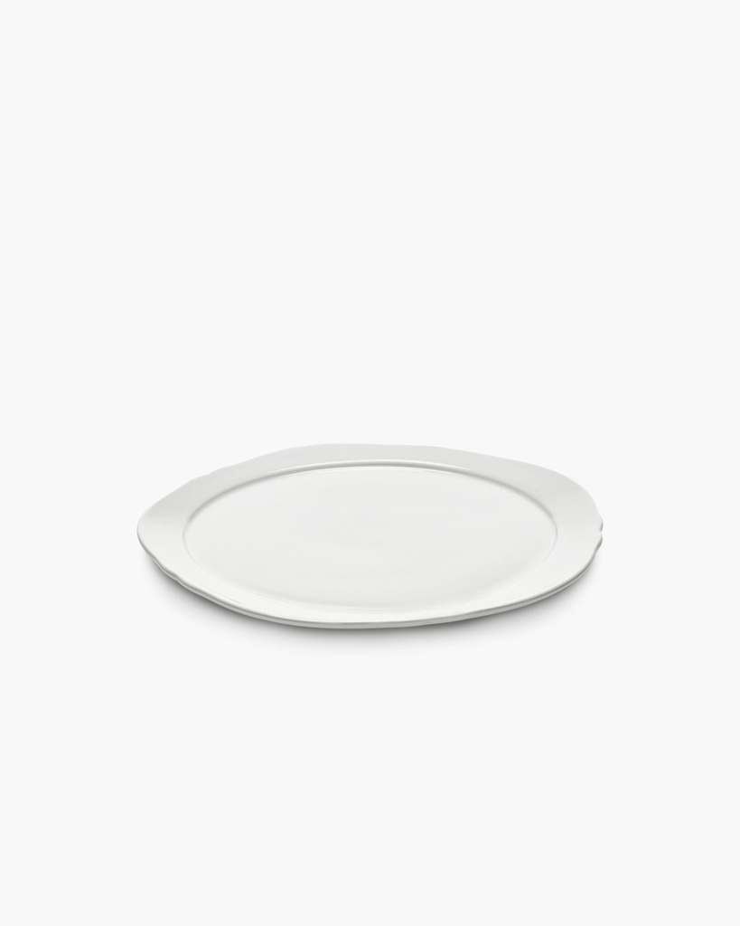 Assiette de table 02 Silhouette – blanc