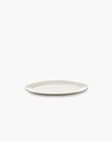 Assiette ovale S Silhouette – blanc