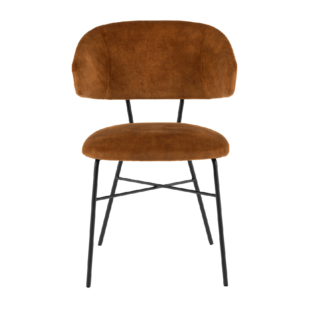 Chaise Toro – piètement métal, avec accoudoirs