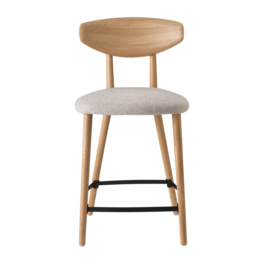 Chaise haute et tabouret de bar Toro Wood – dossier bois massif
