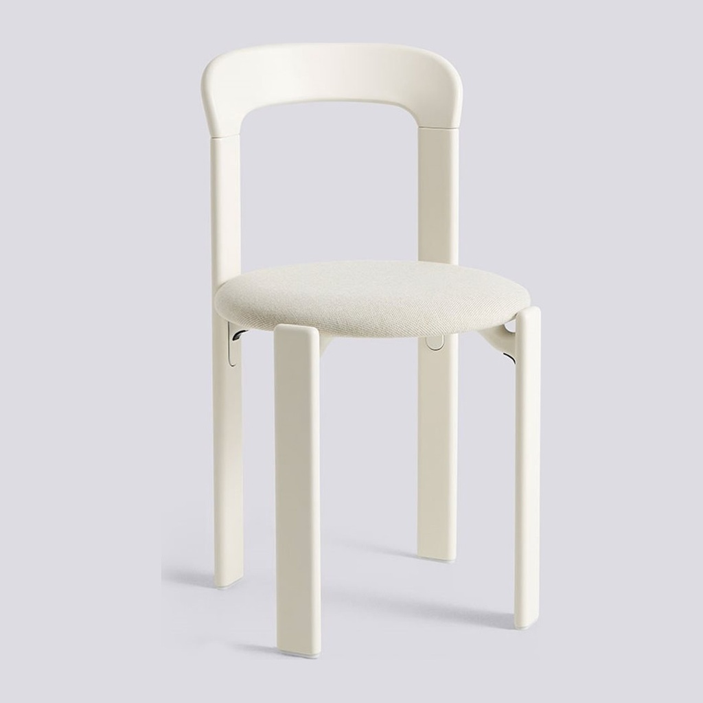 Chaise Rey – hêtre laqué, assise tapissée