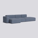 Canapé Mags Soft 3 places – accoudoirs bas, méridienne