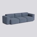 Canapé Mags Soft déhoussable 3 places – accoudoirs bas