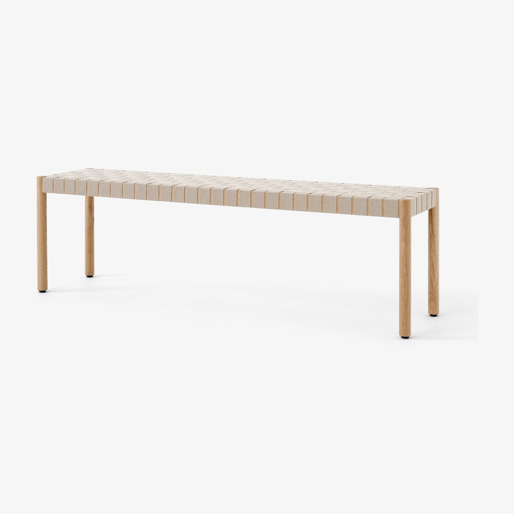 Banc Betty TK5 – L 157 cm, assise sangle de lin