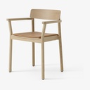 Fauteuil de table Betty TK11 – assise cuir pleine fleur